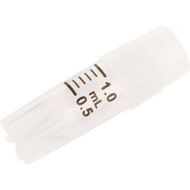 CELLTREAT SCIENTIFIC PRODUCTS LLC 229923 CELLTREAT® 1ml CF Cryogenic Vial, External Thread, Self-Standing, Sterile, 100/Case image.