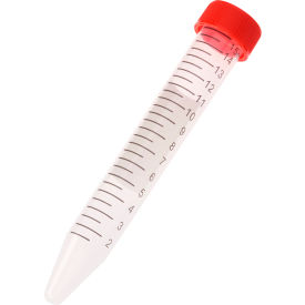 CELLTREAT SCIENTIFIC PRODUCTS LLC 230411R CELLTREAT® 15mL Centrifuge Tube, Red Cap - Bag, Sterile image.