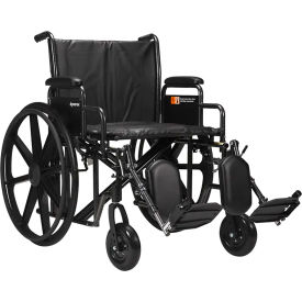 DYNAREX CORPORATION. 10233 Dynarex DynaRide™ Wheelchair, Elevating Legrest & Detachable Desk Arm, 22"W Seat image.