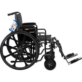 DYNAREX CORPORATION. 10291 Dynarex DynaRide™ Heavy Duty Plus Wheelchair, Elevating Leg Rest, 28"W Seat image.