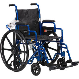 DYNAREX CORPORATION. 10245 Dynarex DynaRide™ Wheelchair, Convertible Detachable Desk Arm, Foot Rest, 18"W Seat image.