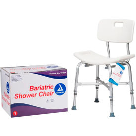 DYNAREX CORPORATION. 10321 Dynarex Bariatric Shower Chair W/ Back, Single Pack image.