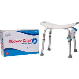 DYNAREX CORPORATION. 10323 Dynarex Shower Chair Without Back, Single Pack image.