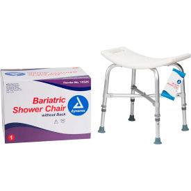 Dynarex Bariatric Shower Chair Without Back, Single Pack