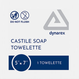 LabChoice Castile Soap Towelettes, 5" x 7", White view 2