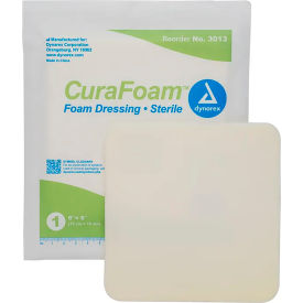 DYNAREX CORPORATION. 3013 Dynarex CuraFoam™ Foam Dressing Bandage, 6"L x 6"W, 120 Pcs image.