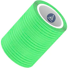 DYNAREX CORPORATION. 3273 Dynarex Sensi Wrap Self Adherent Bandage Rolls, 3"W x 5 yards, Green, 24 Pcs image.