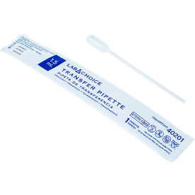 LabChoice Transfer Pipette, Small Bulb, 3ml, Transparent view 2