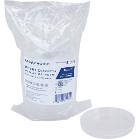LabChoice Stackable Petri Dish, Sterile, 3-9/16" x 9/16", Clear view 2