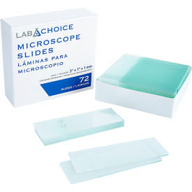 LabChoice Microscope Slides, Corner Grounded, Frosted view 2