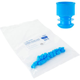 LabChoice Flange Plug Cap For 13mm Test Tube, Blue view 2