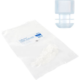 LabChoice Flange Plug Cap For 16mm Test Tube, Clear view 2