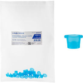 LabChoice Universal Plug Cap, 10/12/13/16mm, Blue view 2