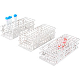 LabChoice Test Tube Racks For 13mm Tubes, White view 2