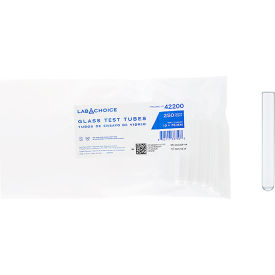 LabChoice Test Tubes, Borosilicate Glass, 10 x 75mm, 3 mL Capacity, Clear view 2