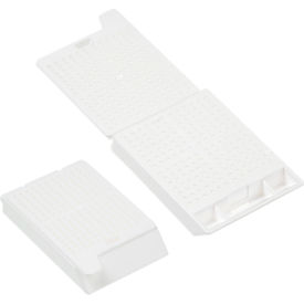 LabChoice Biopsy Embedding Cassette, Unassembled, Sleeved, White view 2