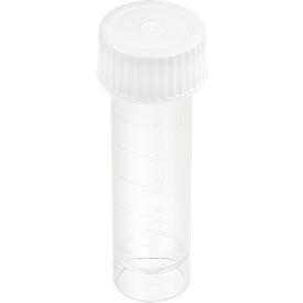 LabChoice Self-Standing Transport Tube with Screwcap, 5 ml Capacity, Clear view 2