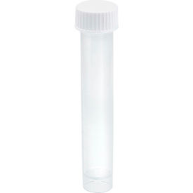 LabChoice Self-Standing Transport Tube with Screwcap, 10 ml Capacity, Clear view 2