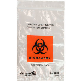 LabChoice Specimen Bags with Pouch, 4"W x 6"L, 1.8 Mil Thick view 2