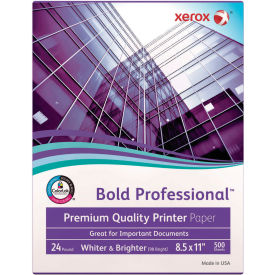 Laser Copy Paper - Xerox® 3R13038 - 8-1/2" x 11" - 24 lb - Bright White - 500 Sheets/Ream