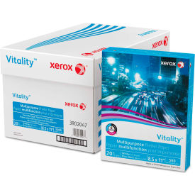 Xerox 3R02047PLT Xerox® Vitality Printer Paper - XER3R02047PLT - 8-1/2 x 11 - White - 200,000 Sheets image.