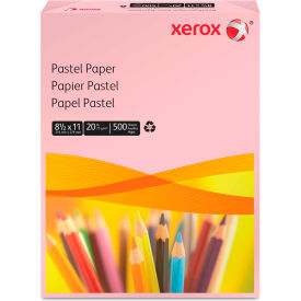 Xerox 3R11052 Colored Paper - Xerox® 3R11052 - 8-1/2" x 11" - Pink - 500 Sheets/Ream image.