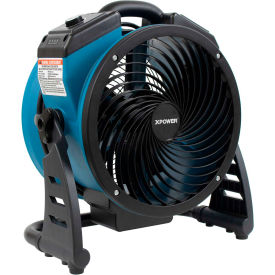 Xpower Manufacure, Inc FC-150B XPOWER 11" Var Speed Brushless DC Motor Recharge AC/DC Whole Room Air Circulator Utility Fan-1000CFM image.