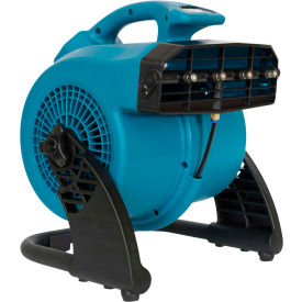 Xpower Manufacure, Inc FM-48 XPOWER Portable 3 Speed Outdoor Cooling Misting Fan, 600 CFM, 1400 RPM, 138W, 1.2A, 60Hz, 115V, Blue image.