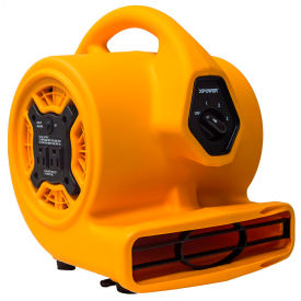 Xpower Manufacure, Inc P-130A XPOWER Multi-Purpose Mini Mighty Air Mover With Built-in Power Outlet, 3 Speed, 1/5 HP, 800 CFM image.