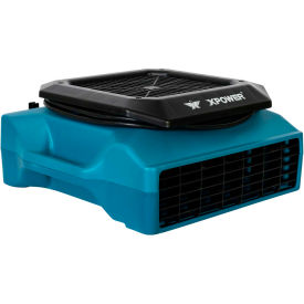 Xpower Manufacure, Inc PL-700A-Blue XPOWER Low Profile Air Mover With Daisy Chain, 3 Speed, 1/3 HP, 1050 CFM image.