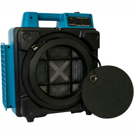 XPOWER Mini Air Scrubber with Commercial 3 Stage Filtration HEPA Purifier System - X-2480A-Blue 