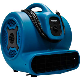 Xpower Manufacure, Inc X-830 XPOWER Stackable Air Mover With 25L Power Cord, ABS Plastic, 3 Speed, 1 HP, 3600 CFM image.