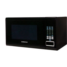 Compact Microwave Oven w/Internal Power Allocator Technology, 0.9 Cu. Ft. 900W, Black view 2