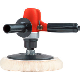 Vertical Polisher 1HP, 3000RPM, Red & Black view 2