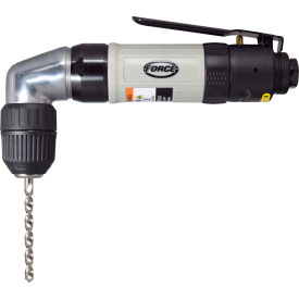 Reversing Right Angle Air Drill Keyless Chuck, 3/8" Chuck, 1400 RPM view 2