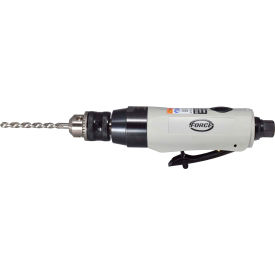 Non-Reversible Inline Air Drill, 3/8" Chuck Size, Keyed Chuck, 2500 RPM view 2
