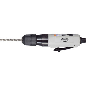 Non-Reversible Force Air Drill, 3/8" Chuck Size, Keyless Chuck, 2500 RPM view 2