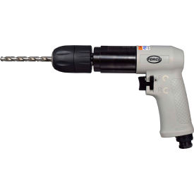 Reversible Pistol Grip Drill, 1/2" Chuck Size, Keyless Chuck, 800 RPM view 2