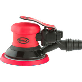 6" Random Remote-Vacuum Orbital Sander, Hook, 12000 RPM, 3/32" Dia view 2