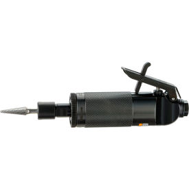Straight Die Grinder, 1/4" Air Inlet, 25000 RPM, Black view 2