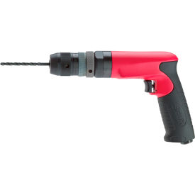 Non-Reversing Pistol Grip Air Drill, Precision Keyless Chuck, 1/2" Chuck, 2600 RPM view 2