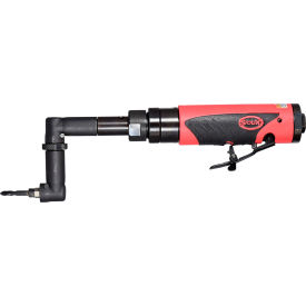 Non-Reversible Miniature Angle Air Drill, 360° Swivel Head, 1800 RPM view 2