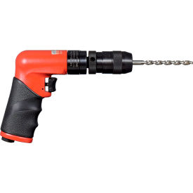 Non-Reversing Pistol Grip Air Drill, Precision Keyless Chuck, 1/4" Chuck, 2600 RPM view 2