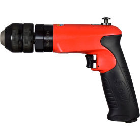 0.60 HP Rapid Reverse Pistol Grip Air Drill, Keyless 3/8" Chuck, 2500 RPM view 2