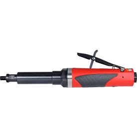 Straight Die Grinder, Extended, 3/8" Air Inlet, 18000 RPM, Red/Black view 2