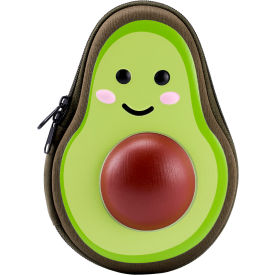 Avocado School Supply Bag with Mesh Pocket, Cute Design, Green view 2