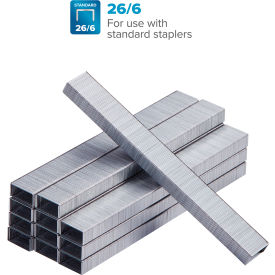 26/6 Premium Standard Staples, 1/4", 5000/Pack view 2