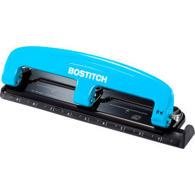 Office EZ Squeeze 3-Hole Punch, 12 Sheet Capacity, Blue view 2