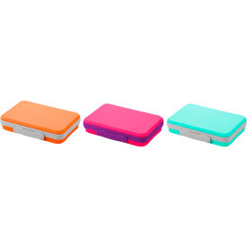 Lockermate® by Bostitch® Flexi Storage Box with Lid Collapsible Design 3/Pack 