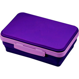 Flexi Storage Box, Folding, Collapsible & Adjustable, Purple view 2